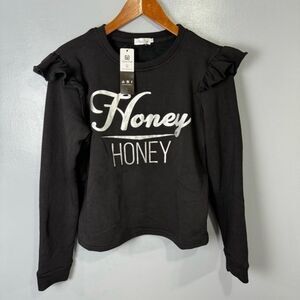 Brick Built Graphic Sweatshirt sz L “Honey Honey” NEW # C663
